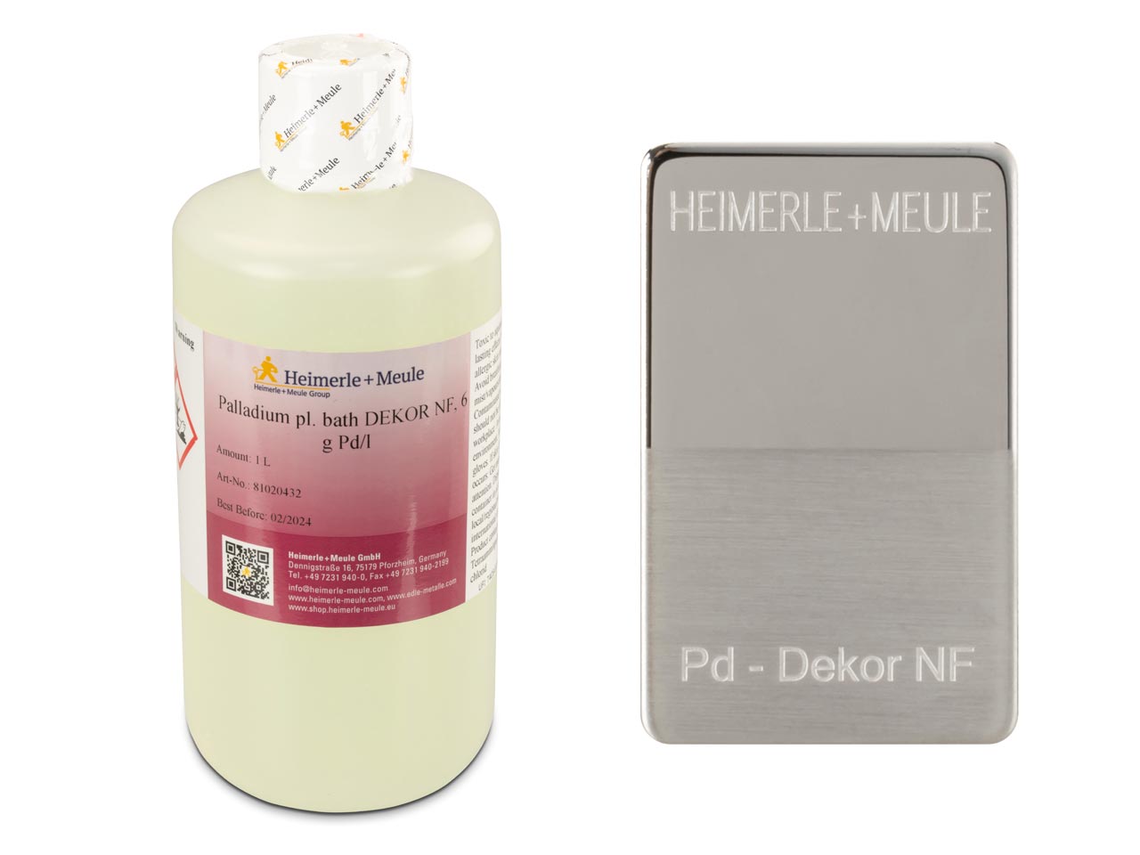 Do you have a safety data sheet for Pd Plating Solution Ready Mix 1l, 6g/l Dekor Nf UN3082?
