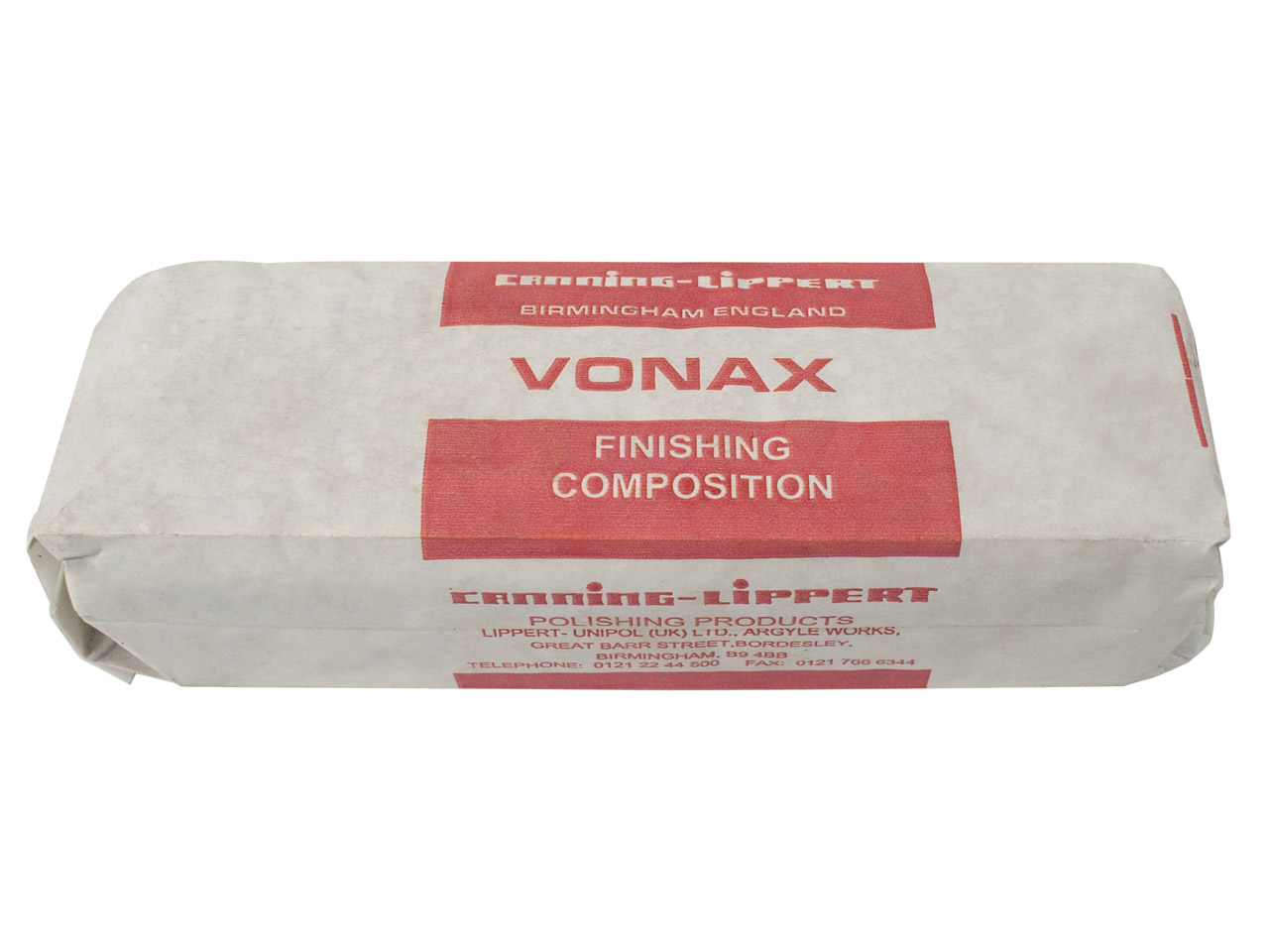 Do you have a safety data sheet for Canning-Lippert Vonax For Polishing Perspex And Plastics 710g?