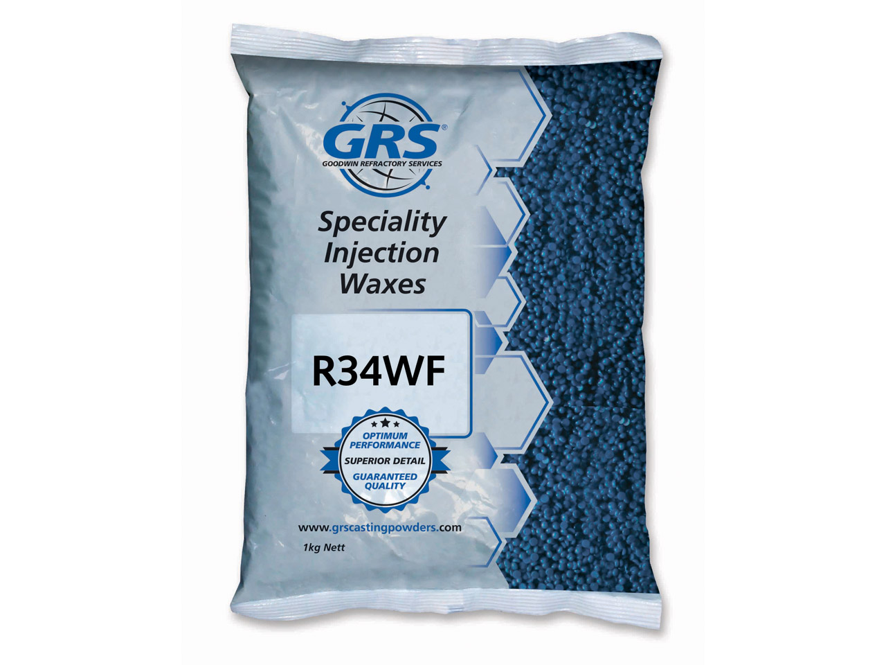 Do you have instructions for GRS Premium Injection Wax Flexi Blue 1kg?