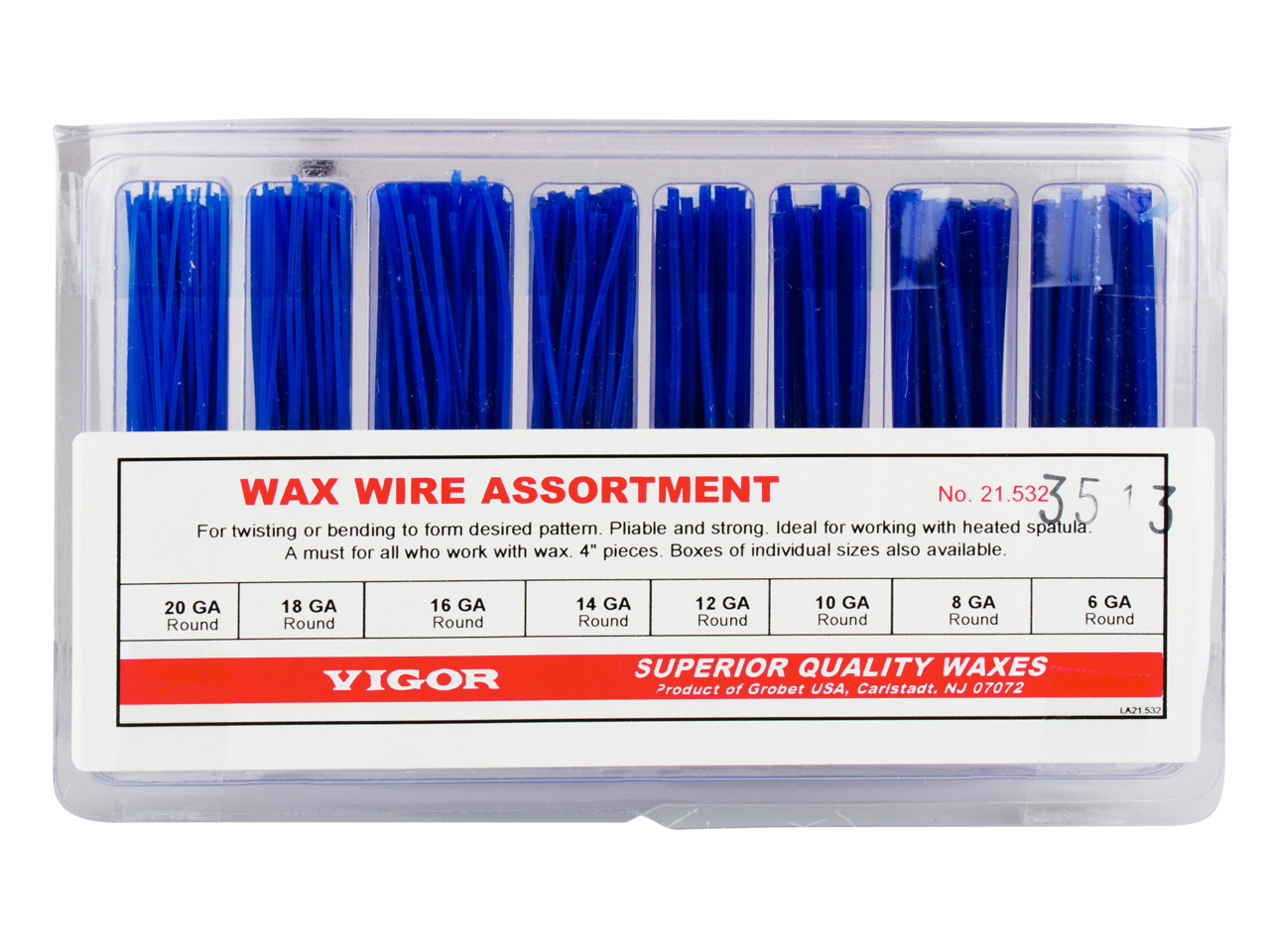 Do you have a safety data sheet for Ferris `vigor` Wax Wire Assortment, Round?