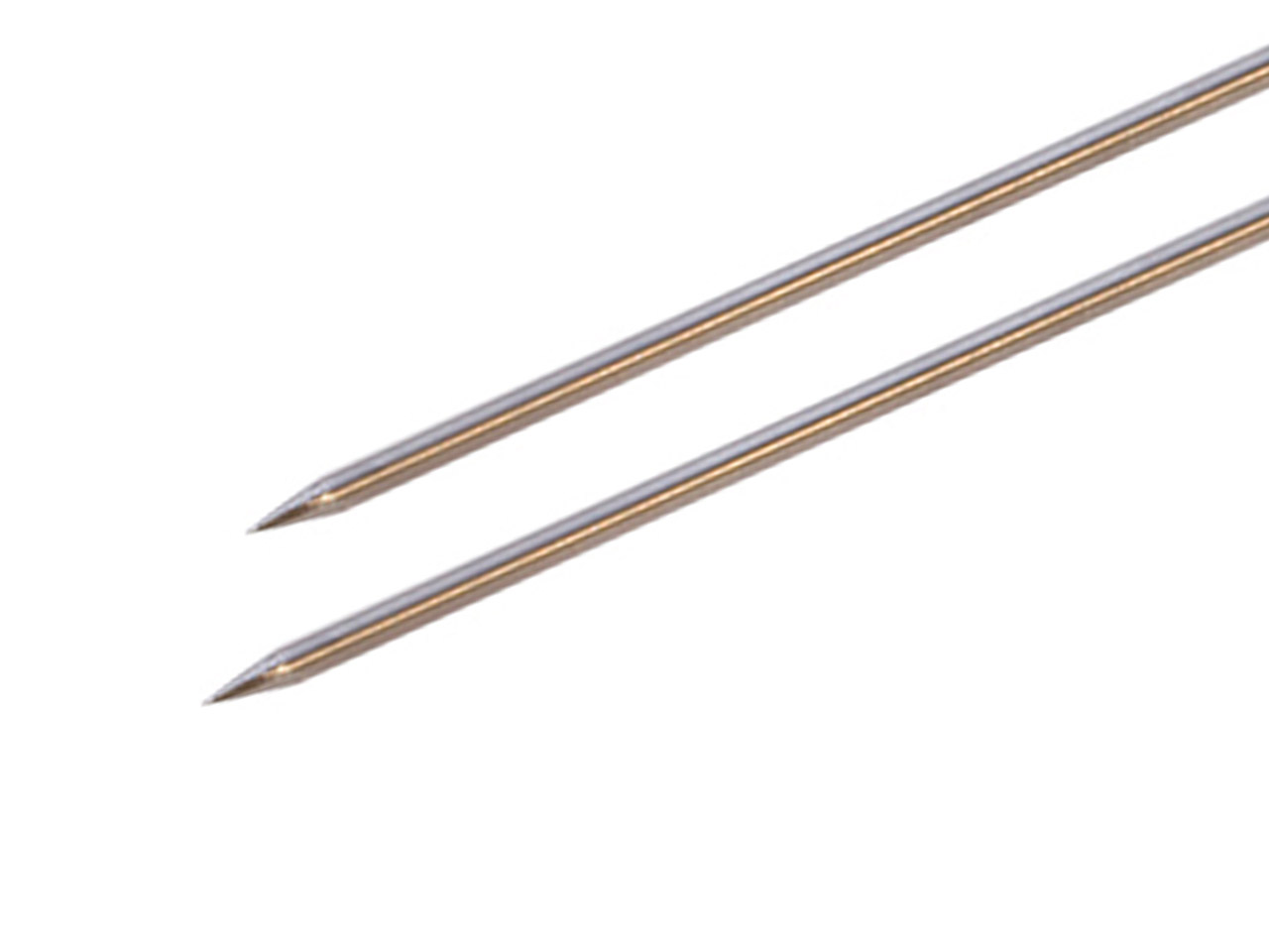 What is the diameter of the tungsten soldering pin?