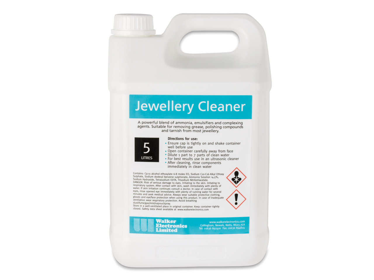 Do you have a safety data sheet for Walker Cleaning Fluid With Amonia 5 Litre?