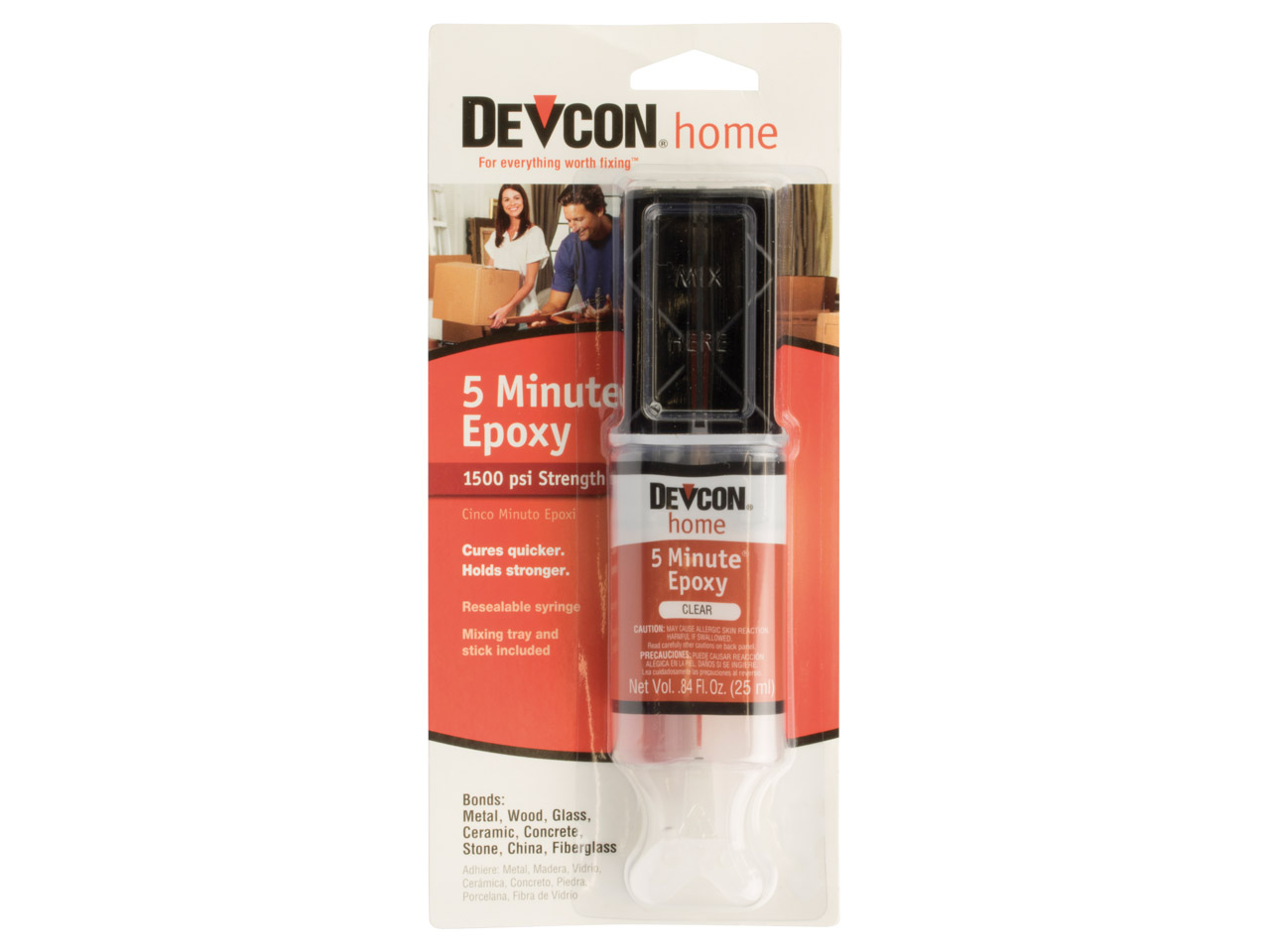 Do you have a safety data sheet for Devcon 5 Minute Epoxy Glue 25ml Syringe UN3082?