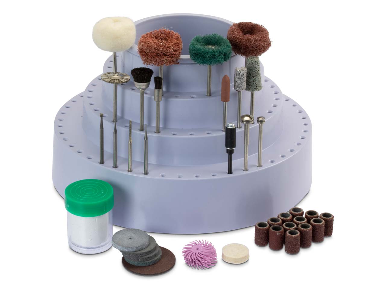 Foredom Jewellery Assortment Kit, 42 Pieces Including Rotating Burr Holder Questions & Answers