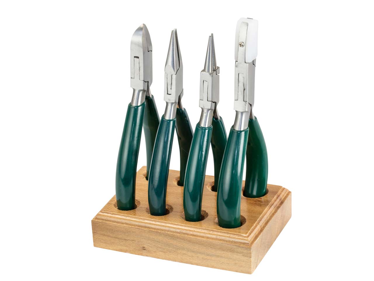 Jewellers Pliers Set With Wooden Holder, 4 X 140mm Pliers Questions & Answers