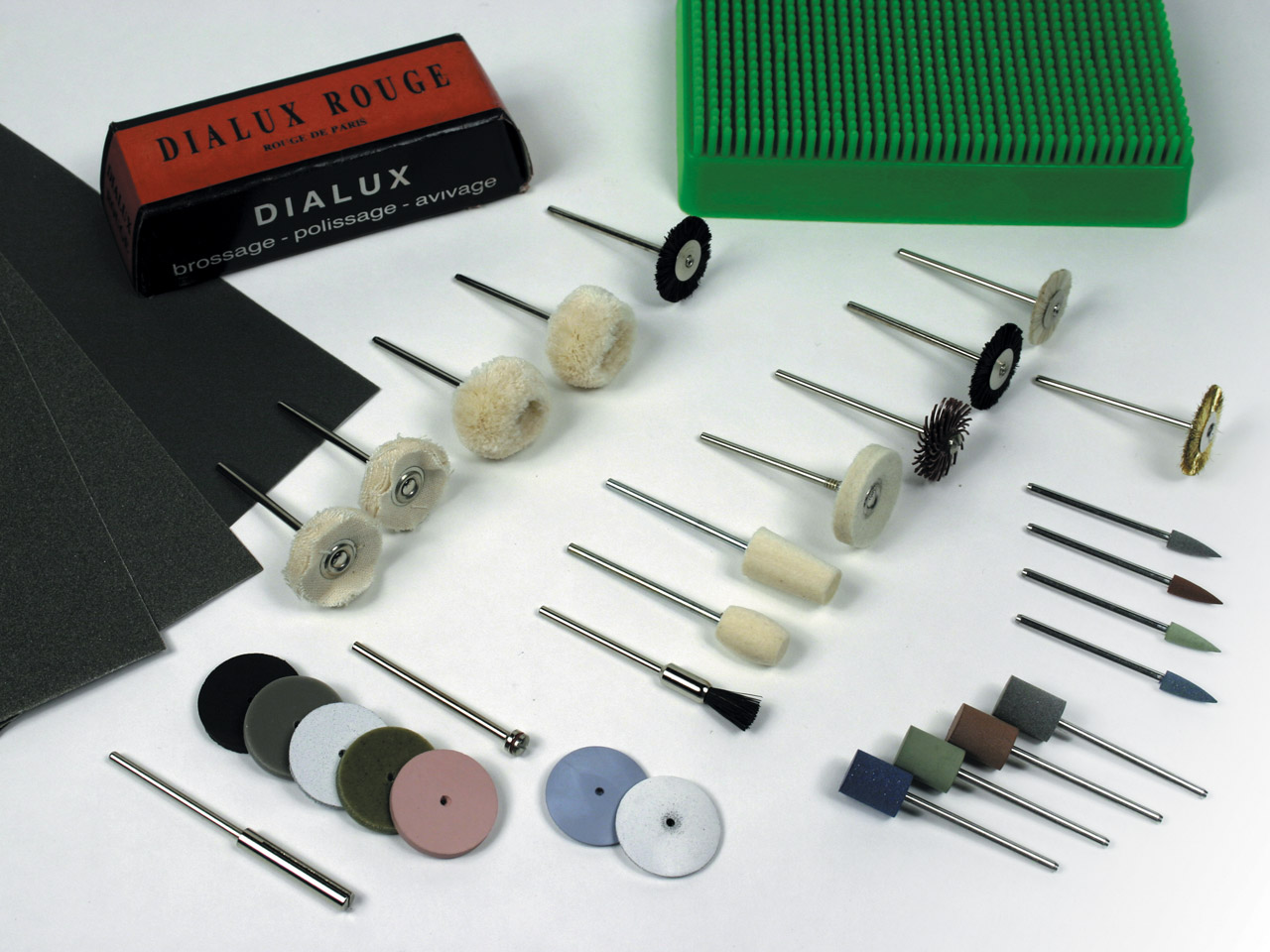 Pendant Motor Polishing Kit With Emery Papers And Burr Stand Questions & Answers