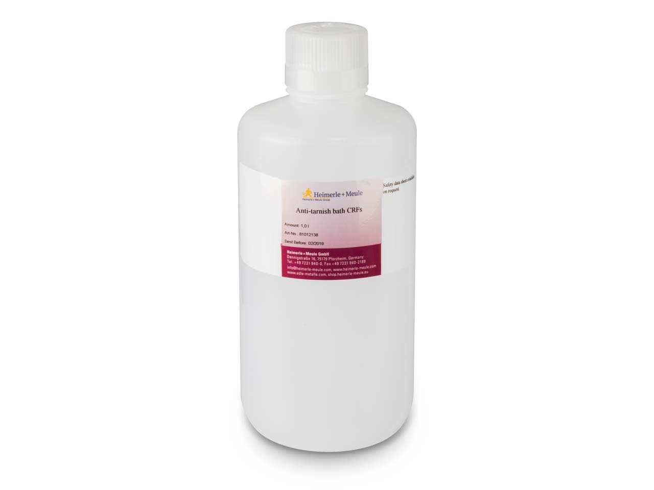 Heimerle + Meule Silver Anti Tarnish Solution CRFs 1 Litre Questions & Answers