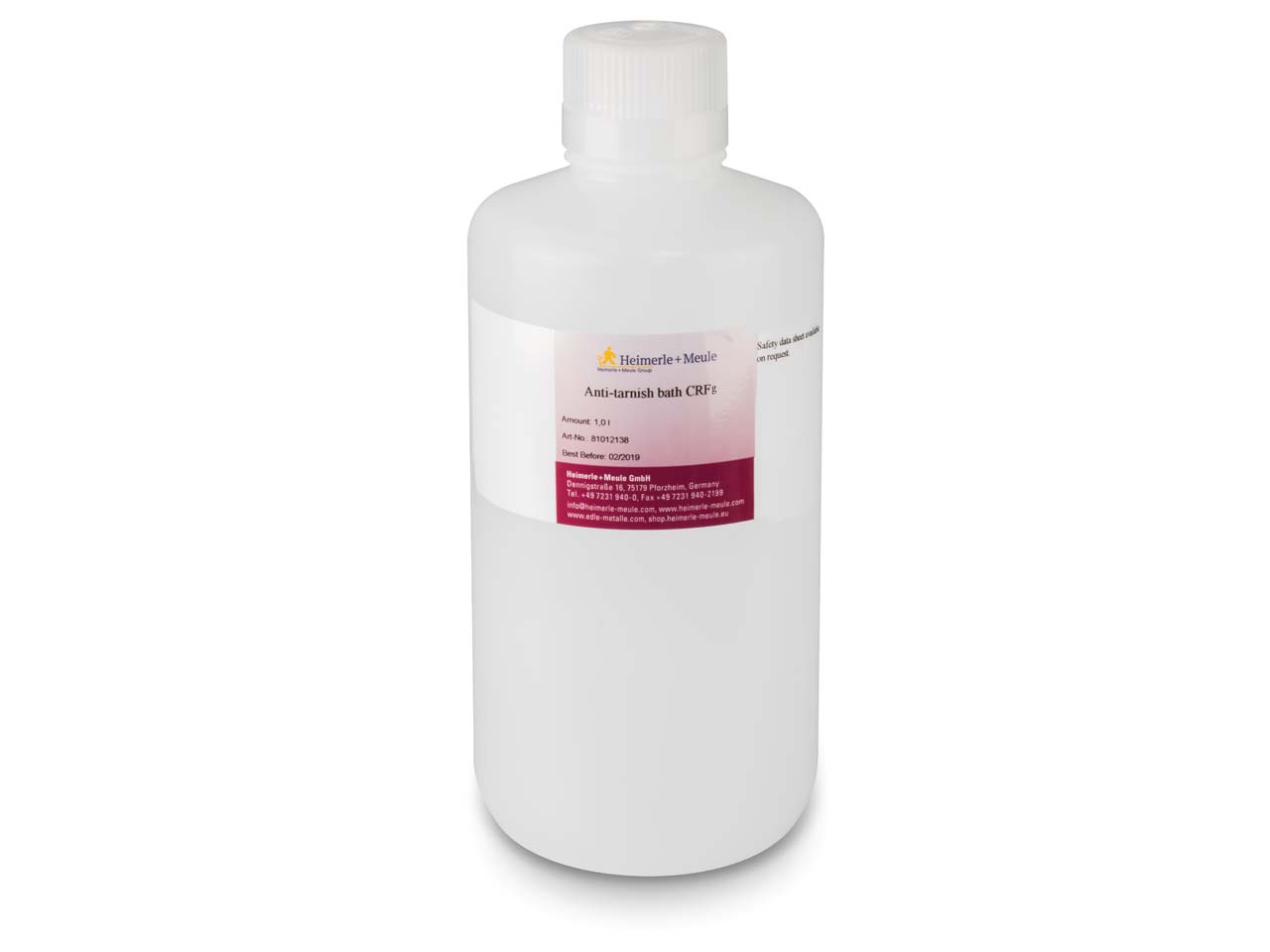 Heimerle + Meule Gold Anti Tarnish Solution CRFg 1 Litre Questions & Answers